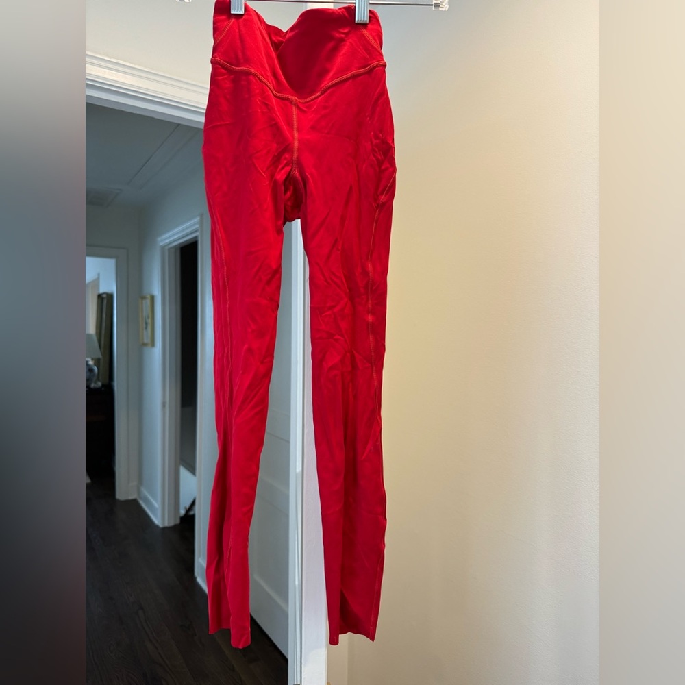 Lululemon base pace red leggings